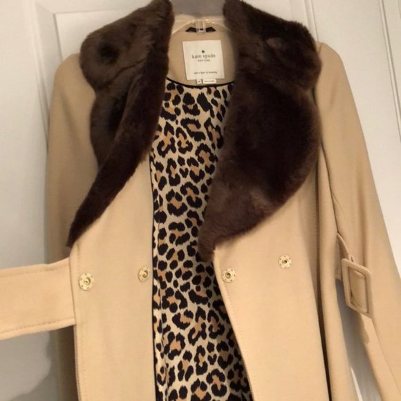 Kate Spade ♠️ Briella faux fur jacket - Picture 7 of 7